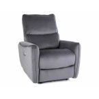 Zefir Velvet Recliner Armchair