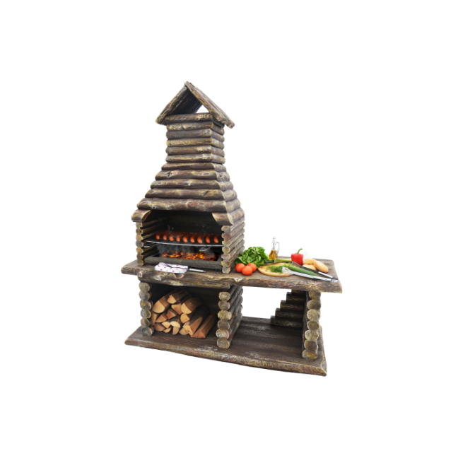 FENIKS (K14) Grill - A modern outdoor grill made of architectural concrete