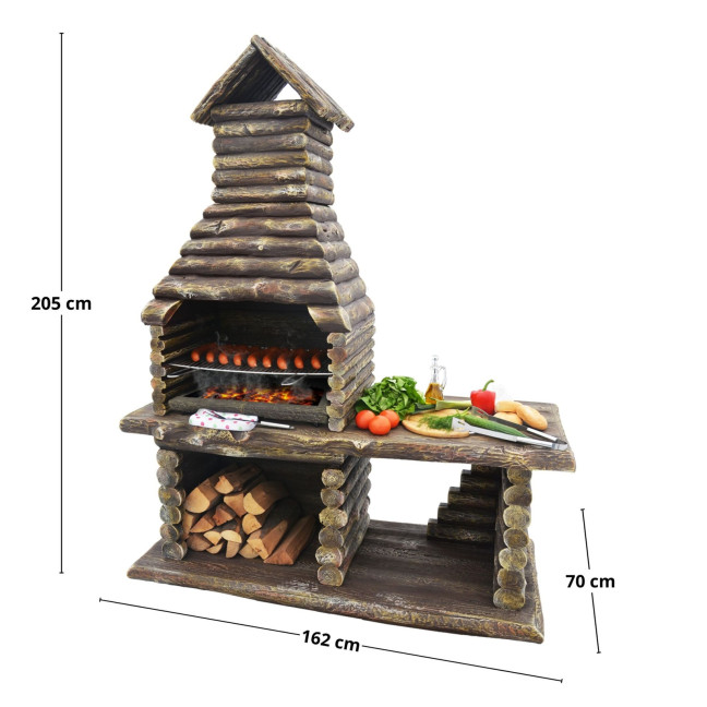 FENIKS (K14) Grill - A modern outdoor grill made of architectural concrete