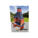 Concrete Grill BACHUS (K4) - Classic Garden Grill Made from Durable Concrete