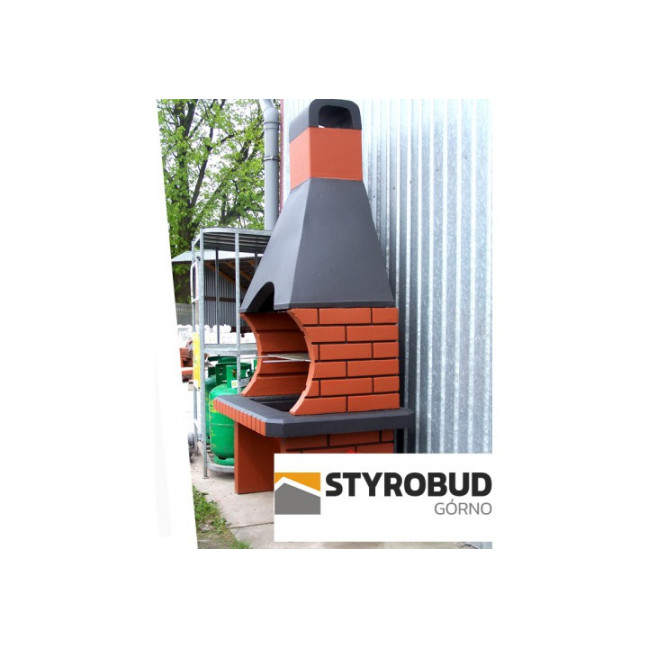 Concrete Grill BACHUS (K4) - Classic Garden Grill Made from Durable Concrete