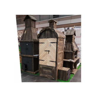 Concrete Garden Smoker ZEFIR - Modern Garden Smoker Made of Concrete