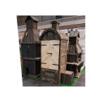 Concrete Garden Smoker ZEFIR - Modern Garden Smoker Made of Concrete