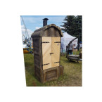 Concrete Garden Smoker ZEFIR - Modern Garden Smoker Made of Concrete