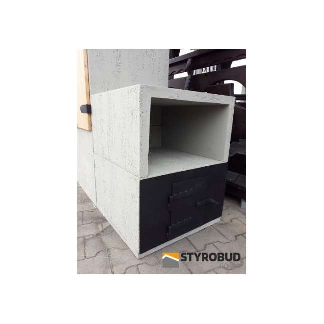 Concrete Grill with Smoker HELIOS (K4) - Durable 2-in-1 Construction