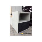 Concrete Grill with Smoker HELIOS (K4) - Durable 2-in-1 Construction