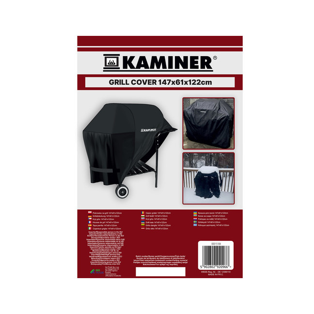 Cover for garden grill 147x61x122cm