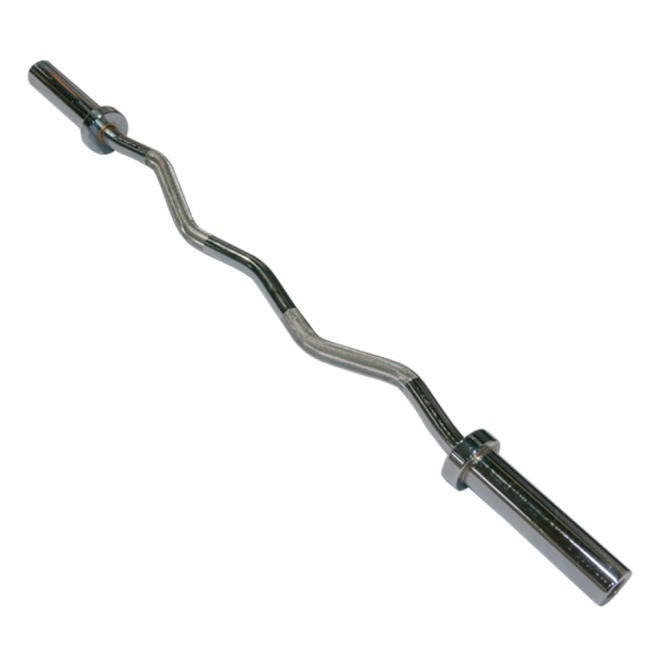 Olympic curl bar chrome plated AC-117