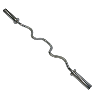 Olympic bar strongly bent chrome plated AC-118