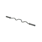 Olympic bar strongly bent chrome plated AC-118