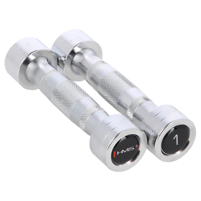 Chrome Dumbbells (2 pcs.) HMS