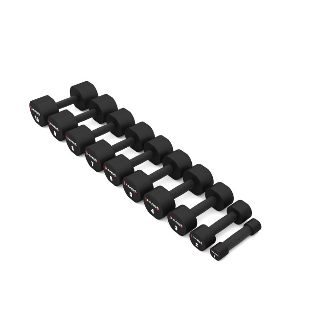 Polyurethane Dumbbells 2 x 1 - 10 Kg TPU HMS