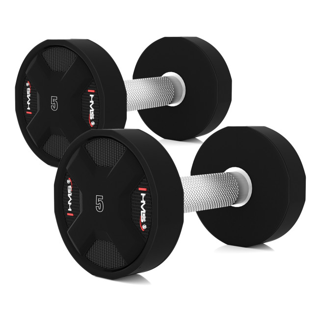 HPC SET POLYURETHANE DUMBBELL SET 2 x 2.5 - 25 KG CPU (275 KG) HMS