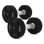 HPC SET POLYURETHANE DUMBBELL SET 2 x 2.5 - 25 KG CPU (275 KG) HMS