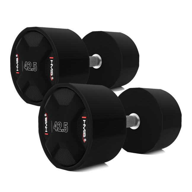 HPC SET POLYURETHANE DUMBBELL SET 2 x 40 - 50 KG CPU (450 KG) HMS