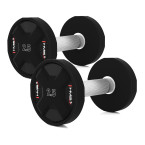 HPC SET POLYURETHANE DUMBBELL SET 2 x 2.5 - 50 KG CPU (1050 KG) HMS