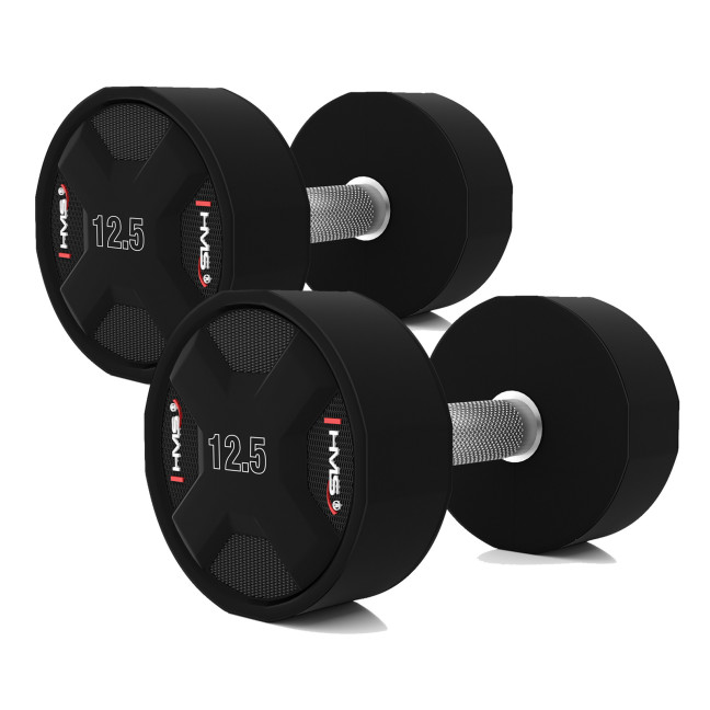HPC SET POLYURETHANE DUMBBELL SET 2 x 2.5 - 50 KG CPU (1050 KG) HMS