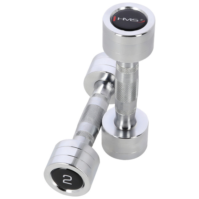 Chrome Dumbbells (2 pcs.) HMS