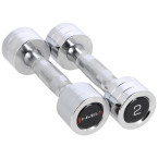 Chrome Dumbbells (2 pcs.) HMS
