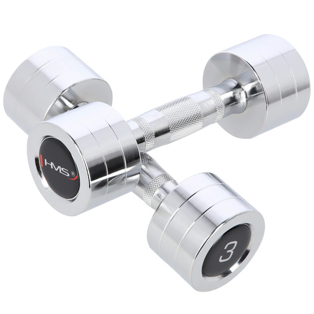 Chrome Dumbbells (2 pcs.) HMS