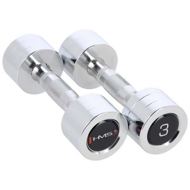 Chrome Dumbbells (2 pcs.) HMS
