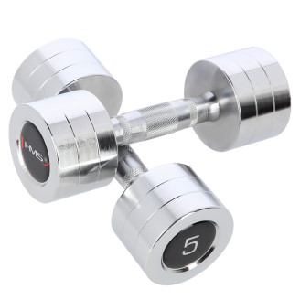 Chrome Dumbbells (2 pcs.) HMS