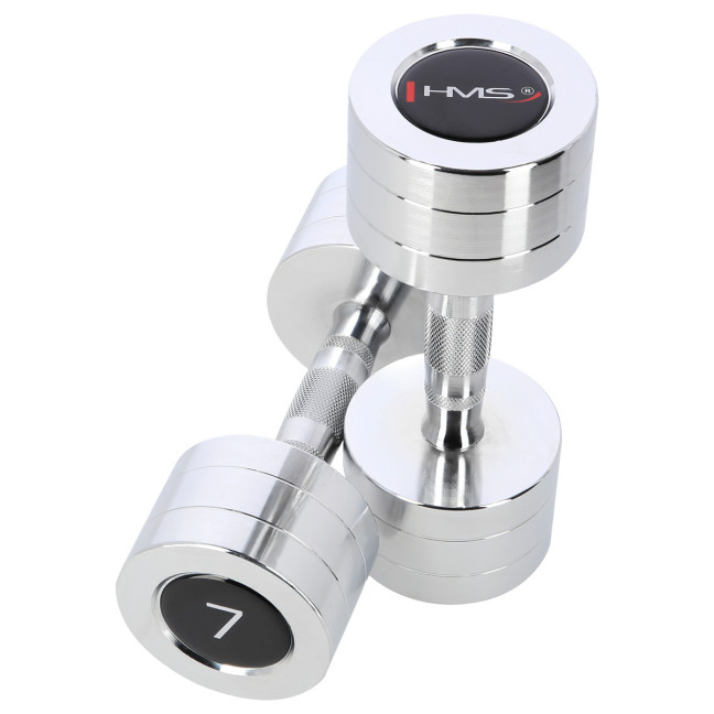 Chrome Dumbbells (2 pcs.) HMS
