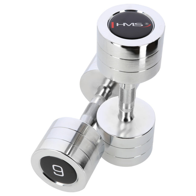Chrome Dumbbells (2 pcs.) HMS
