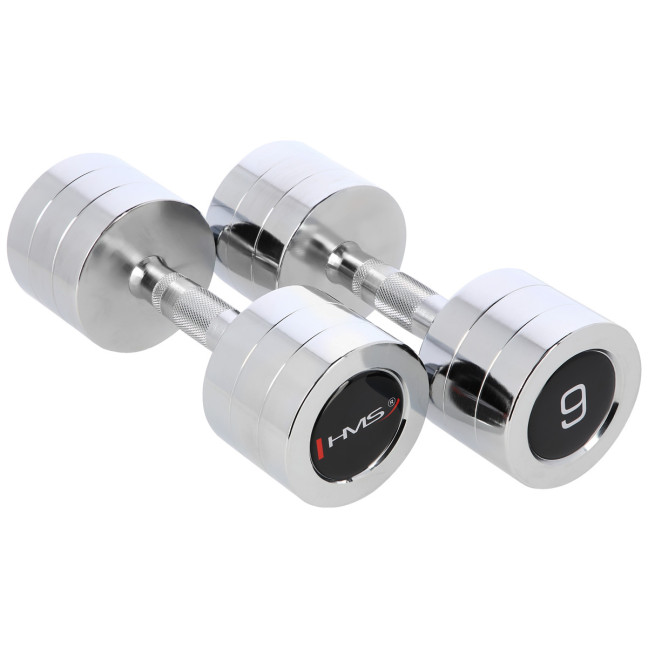 Chrome Dumbbells (2 pcs.) HMS