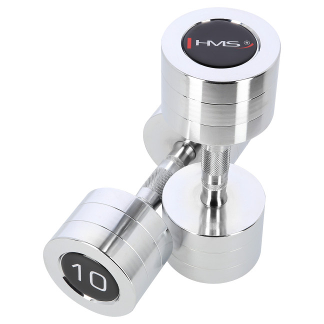 Chrome Dumbbells (2 pcs.) HMS