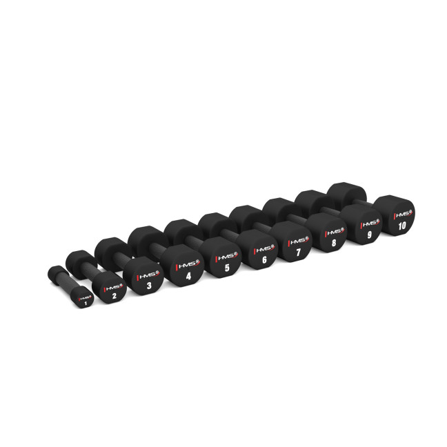 Polyurethane Dumbbells 2 x 1 - 10 Kg TPU HMS
