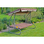 GRACJA Large Folding Garden Swing | Garden furniture, relaxation, modern style