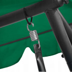 MultiGarden Green Folding 3-Person Garden Swing with Cushions | Garden furniture, relaxation, modern style