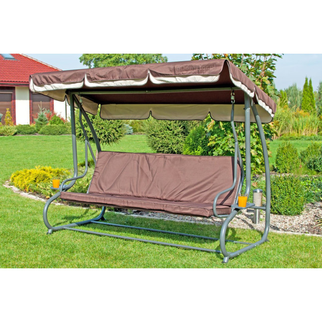 GRACJA Large Folding Garden Swing | Garden furniture, relaxation, modern style