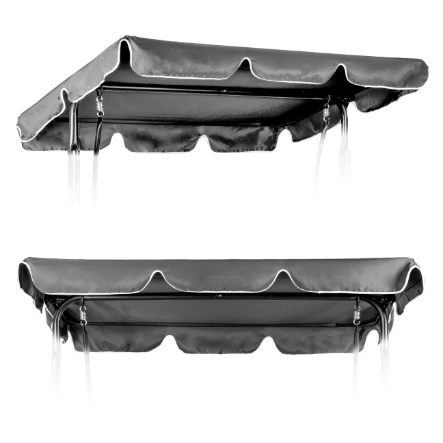 ModernHome Waterproof Swing Canopy 188 x 110 cm Grey | Garden furniture, relaxation, modern style