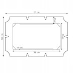 ModernHome Waterproof Swing Canopy 188 x 110 cm Grey | Garden furniture, relaxation, modern style