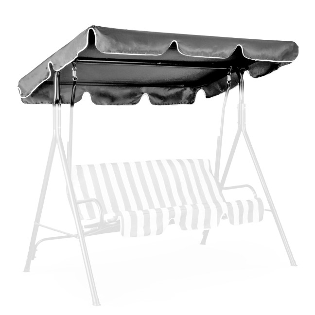 MultiGarden Waterproof Swing Canopy 200x120 cm Grey | Garden furniture, relaxation, modern style