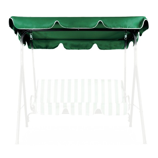 MultiGarden Waterproof Swing Canopy 200x120 cm Green | Garden furniture, relaxation, modern style