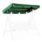 MultiGarden Waterproof Swing Canopy 200x120 cm Green | Garden furniture, relaxation, modern style