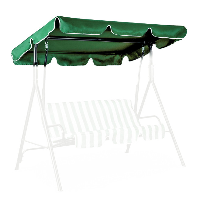 ModernHome Waterproof Swing Canopy 210 x 145 cm Green | Garden furniture, relaxation, modern style