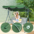 ModernHome Waterproof Swing Canopy 210 x 145 cm Green | Garden furniture, relaxation, modern style