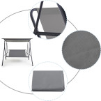 MultiGarden Grey Swing Seat Cushion 120x93 cm | Garden furniture, relaxation, modern style