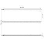 MultiGarden Grey Swing Seat Cushion 120x93 cm | Garden furniture, relaxation, modern style