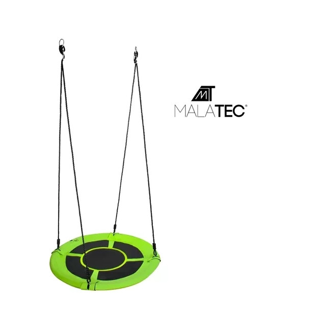 Huśtawka bocianie gniazdo 100cm ziel-czar 23514