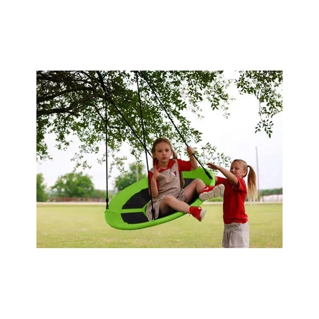 Huśtawka bocianie gniazdo 100cm ziel-czar 23514