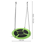 Huśtawka bocianie gniazdo 120cm zie-czar 23515