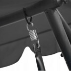 MultiGarden Folding 3-Person Garden Swing with Cushions - Grey | Garden furniture, relaxation, modern style