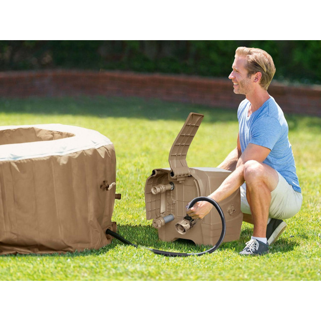 Inflatable Jacuzzi INTEX 28428 - 6-Person SPA, 216 x 71 cm with Hydro Massage and Premium Set