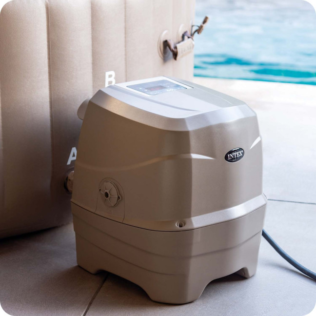 Inflatable Jacuzzi INTEX 28428 - 6-Person SPA, 216 x 71 cm with Hydro Massage and Premium Set