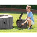 Inflatable Jacuzzi INTEX 28440 - 4-Person SPA, 196 x 71 cm with Hydro Massage, WiFi, and Premium Set